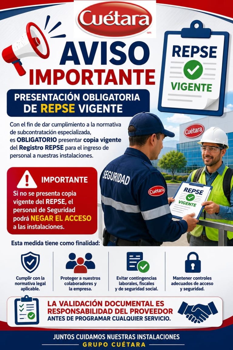 PRESENTACIÓN OBLIGATORIA DE REPSE